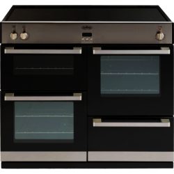 Belling DB4100EI Electric Range Cooker with Induction Hob in Stainless Steel